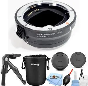 Sigma MC-11 Mount Converter Lens Adapter (Canon EF-Mount to Sony E) Tripod Kit