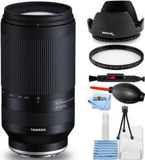 Tamron 70-300mm f/4.5-6.3 Di III RXD Lens for Sony E A047 - 7PC Accessory Bundle