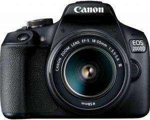 Canon EOS 2000D / Rebel T7 24.1MP DSLR Camera with EF-S 18-55mm III Lens