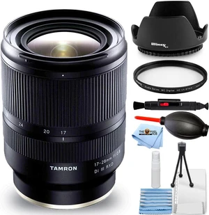 Tamron 17-28mm f/2.8 Di III RXD Lens for Sony E - 7PC Accessory Bundle Tamron 17-28mm f/2.8 Di III RXD Lens for Sony E - 7PC Accessory Bundle