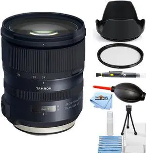 Tamron SP 24-70mm f/2.8 Di VC USD G2 Lens for Canon EF - Essential UV Bundle