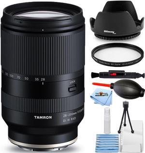 Tamron 28-200mm f/2.8-5.6 Di III RXD Lens for Sony E - UV Filter Bundle