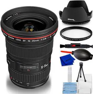 Canon EF 16-35mm f/2.8L II USM Lens 1910B002 - 7PC Accessory Bundle