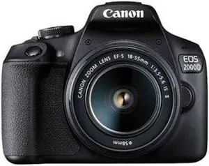 Canon EOS 2000D / Rebel T7 with 18-55mm IS II Lens