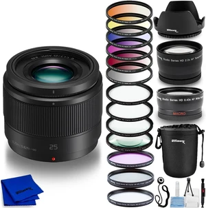 Panasonic Lumix G 25mm f/1.7 ASPH. Lens + Filter Kit Bundle White Box Panasonic Lumix G 25mm f/1.7 ASPH. Lens + Filter Kit Bundle White Box