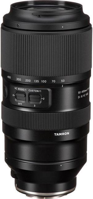 Tamron 50-400mm f/4.5-6.3 Di III VC VXD Lens for Sony E - A067S