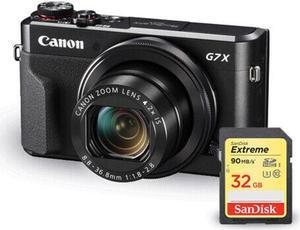 Canon PowerShot G7 X Mark II Digital Camera 1066C001 + Sandisk Extreme 32GB SD