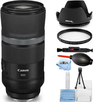 Canon RF 600mm f/11 IS STM Lens 3986C002 - Essential UV Filter Bundle