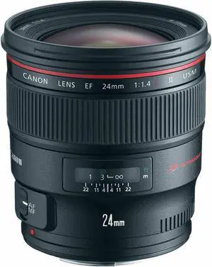 Canon EF 24mm f/1.4L II USM Autofocus Lens - 2750B002
