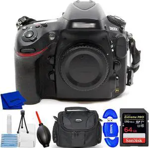Nikon D800E Digital SLR Camera (Body Only) 25498 - 7PC Accessory Bundle