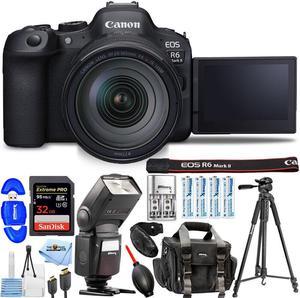 Canon EOS R6 Mark II Mirrorless Camera with 24105mm f4 Lens  12PC Bundle