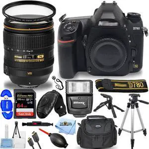 Nikon D780 DSLR Camera and AF-S NIKKOR 24-120mm Lens - 15PC Accessory Bundle