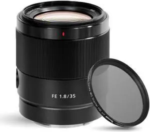 Sony FE 35mm f/1.8 Lens SEL35F18F + UV Ultraviolet Filter