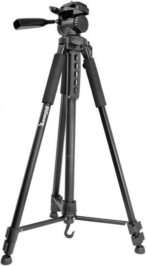 Professional 75-inch Tripod 3-way Panhead Tilt Motion for Most DSLR Cameras
