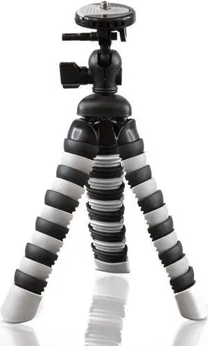 ULTIMAXX 8 Inch Octopus Flexible Tripod Stand Gorillapod Gripster (Gray)