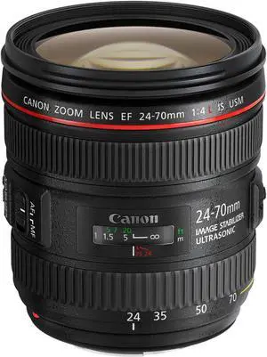 Canon EF 24-70mm f/4.0L IS USM Standard Zoom Lens - 6313B002