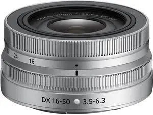 Nikon NIKKOR Z DX 16-50mm f/3.5-6.3 VR Lens (Silver) - 20109