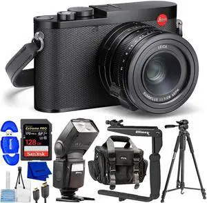 Leica Q3 Digital Camera 19080 - 10PC Accessory Bundle