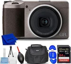 Ricoh GR III Diary Edition Digital Camera 01249 - 7PC Accessory Bundle
