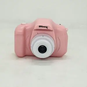 Ultimaxx Digital Video Recorder Camera (Pink) Kids Teens ages 8-12 Beginners with Games 32GB Micro SD Holiday Christmas Gift