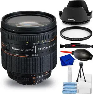Nikon AF Zoom-NIKKOR 24-85mm f/2.8-4D IF Lens 1929 - 7PC Accessory Bundle
