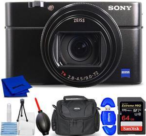 Sony Cybershot DSCRX100 VII Digital Camera DSCRX100M7  Essential 64GB Bundle