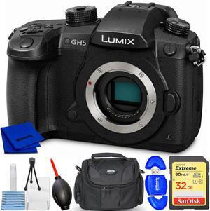 Panasonic Lumix DC-GH5 Mirrorless Micro 4/3 Digital Camera - 32GB Bundle