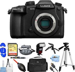 Panasonic Lumix GH5 Mirrorless Camera (Body) - 12PC Accessory Bundle