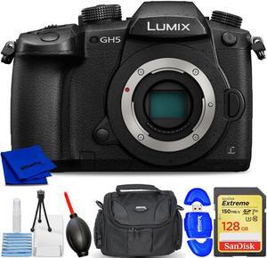 Panasonic Lumix DC-GH5 Mirrorless Micro 4/3 Digital Camera - 7PC Accessory Kit