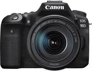 Canon EOS 90D DSLR Camera with 18-135mm Lens - 3616C016