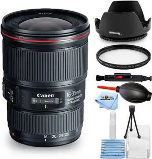 Canon EF 16-35mm f/4L IS USM Lens 9518B002 - Essential UV Filter Bundle