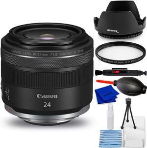 Canon RF 24mm f/1.8 Macro IS STM Lens 5668C002 - 7PC Accessory Bundle