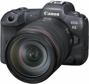 Canon EOS R5 Mirrorless Camera with 24105mm f4 Lens  4147C013