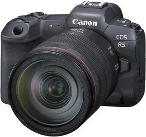 Canon EOS R5 Mirrorless Camera with 24-105mm f/4 Lens - 4147C013