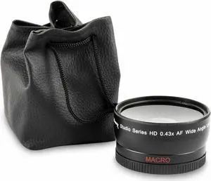 58mm 0.43x ULTIMAXX Professional Wide Angle Lens w/ Macro for Canon Nikon Sony