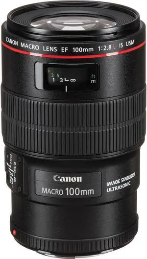 Canon EF 100mm f/2.8L Macro IS USM Lens - 3554B002