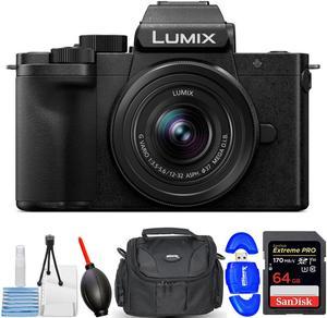 Panasonic Lumix G100 Mirrorless Camera with 12-32mm Lens DC-G100KK - 64GB Kit