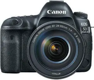 Canon EOS 5D Mark IV DSLR Camera with 24-105mm f/4L IS II USM Lens - 1483C010