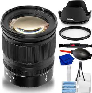 Nikon NIKKOR Z 24-70mm f/4 S Lens 20072 - 7PC Accessory Bundle