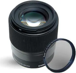 Sigma 30mm f/1.4 DC DN Contemporary Lens for Canon EF-M + UV Ultraviolet Filter
