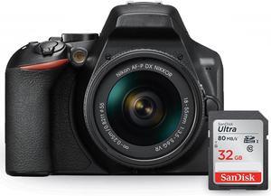 Nikon D3500 DSLR Camera with 18-55mm VR Lens 1590 + Sandisk Ultra 32GB SD