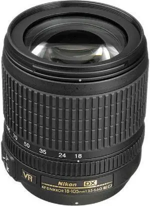 Nikon AF-S DX NIKKOR 18-105mm f/3.5-5.6G ED VR Lens - 2179