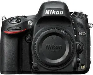 Nikon D610 24.3MP Digital SLR Camera (Black, Body Only) - 1540