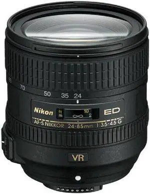 Nikon AF-S NIKKOR 24-85mm f/3.5-4.5G ED VR Lens - 2204