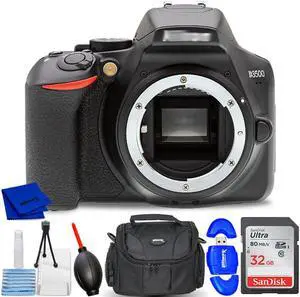Nikon D3500 24.2MP DSLR Camera (Body Only) 33895 - 7PC Accessory Bundle