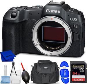 Canon EOS R8 Mirrorless Camera 5803C002 - 7PC Accessory Bundle