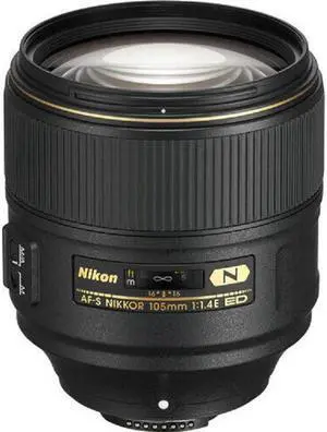 Nikon AF-S NIKKOR 105mm f/1.4E ED Lens For Nikon F - 20064