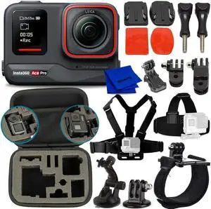 Insta360 ACE 8K Pro Action Camera CINSAAJA - 9PC Accessory Bundle