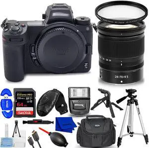 Nikon Z 7II Mirrorless Digital Camera with 24-70mm f/4 S Lens + 64GB Bundle Nikon Z 7II Mirrorless Digital Camera with 24-70mm f/4 S Lens + 64GB Bundle