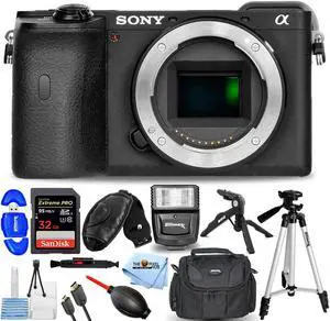 Sony Alpha a6600 Mirrorless Digital Camera (Body Only) - 12PC Accessory Bundle
